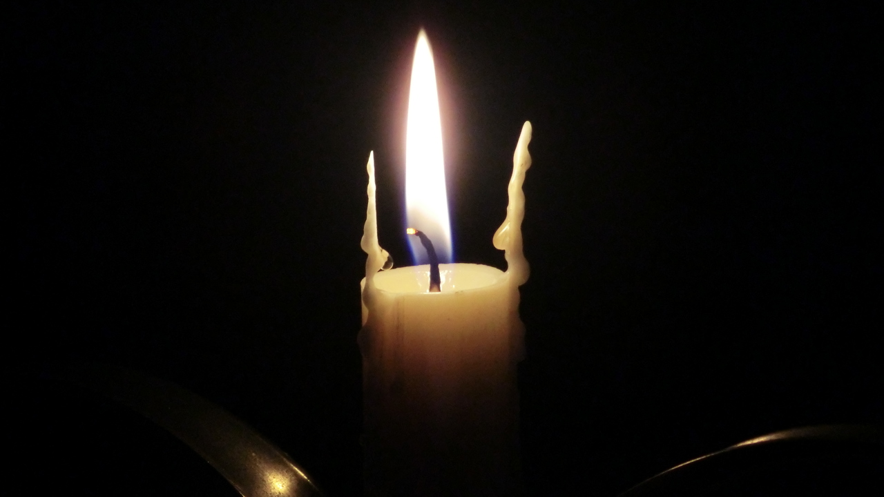 Stearinljus I Mörker